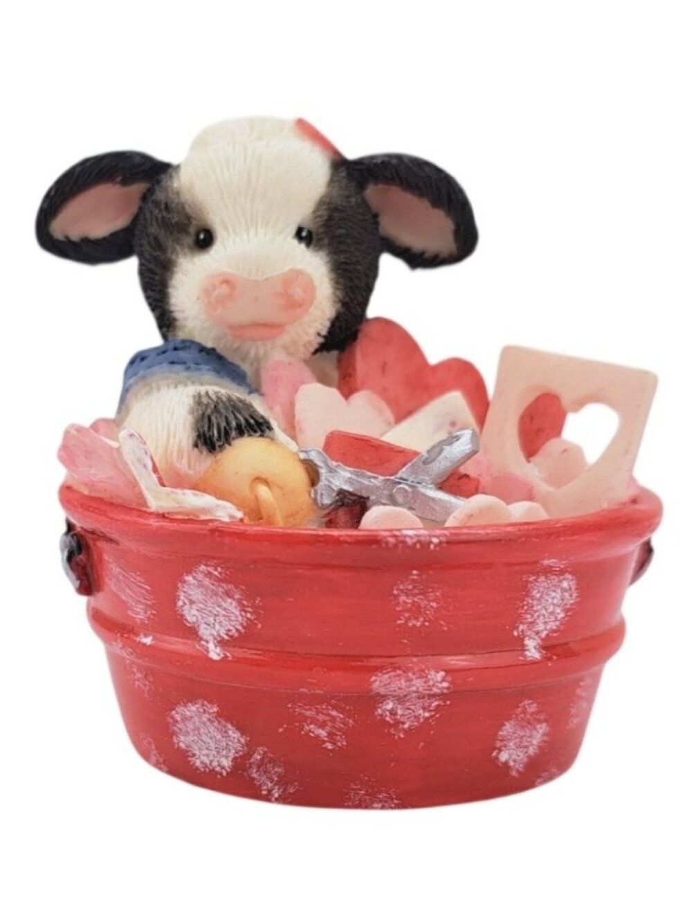 Vintage Mary's Moo Moos Enesco Your Love Is So Sweet Cow Figurine 1994 Valentine